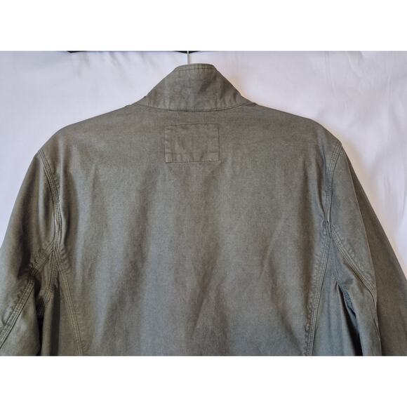 Marine Layer Mens Hoover Utility Jacket Olive Green Medium - Picture 10 of 12